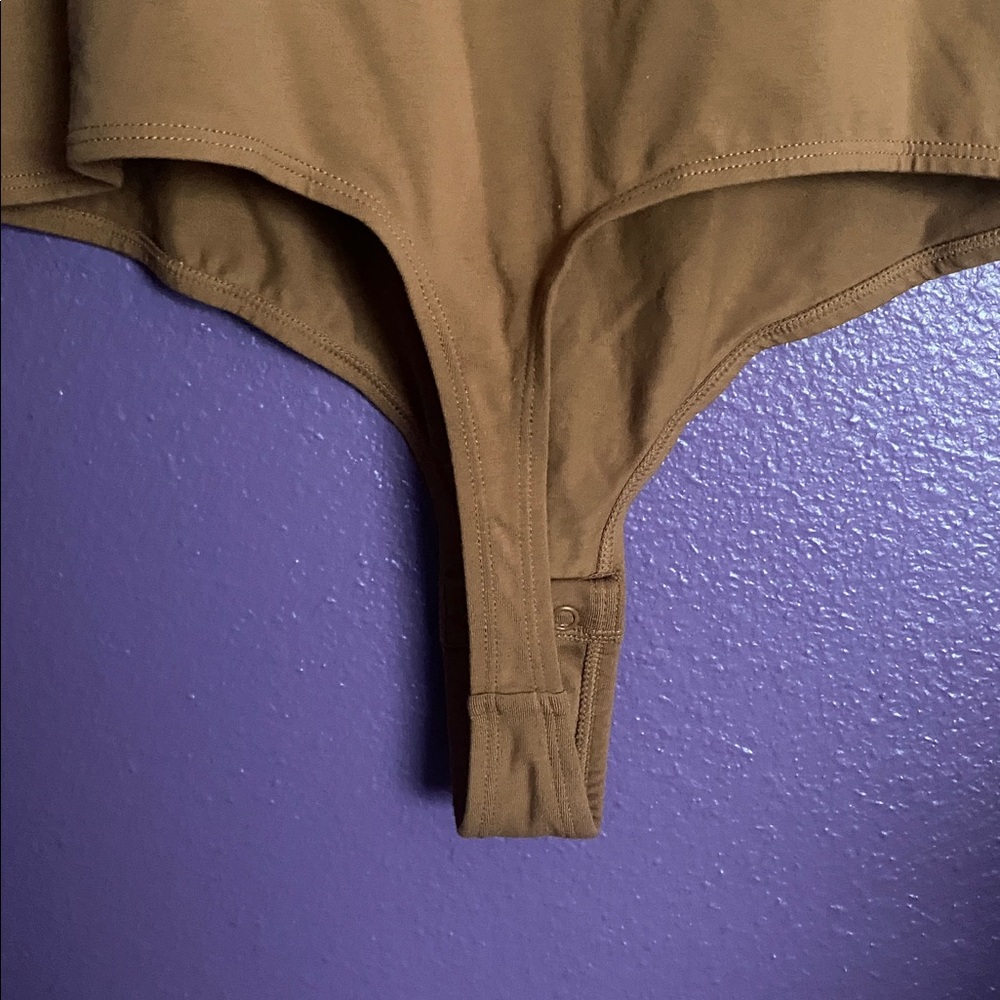 Auden Brown/Gray Tank Top Bodysuits - Picture 3 of 6